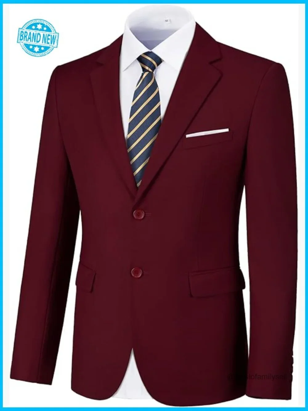 Slim Fit Blazer Sport Coat Formal Suit Jacket Business Wedding Prom Party